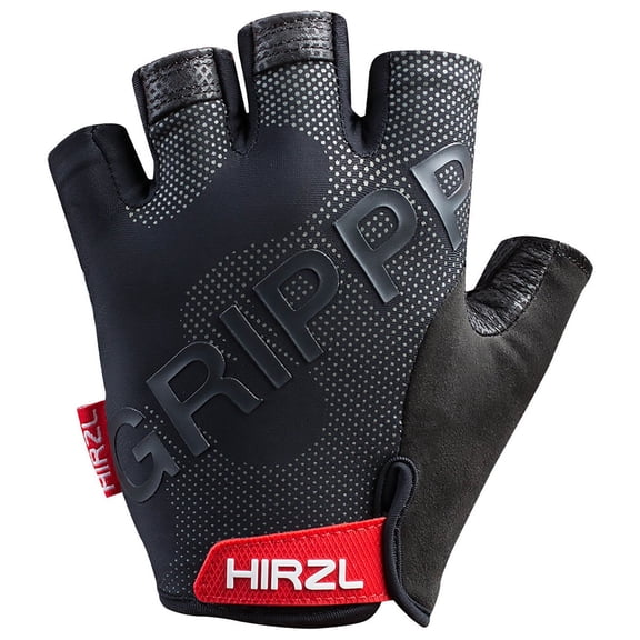 HIRZL Grippp Tour SF 2.0 Leather Bike Gloves, Short Finger, Breathable, Foam Padded
