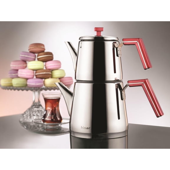 HISAR Milano Tea Pot - Teapots - Caydanlik Set Red
