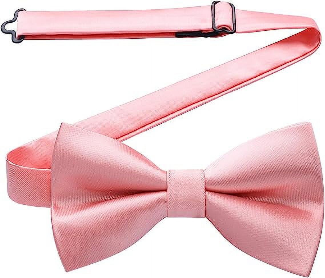 HISDERN Bow Ties for Men Pretied Bowties Classic Formal Business Bow