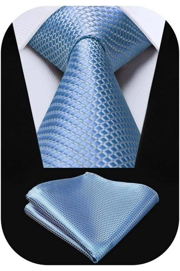 Men Plaid Checkered Necktie