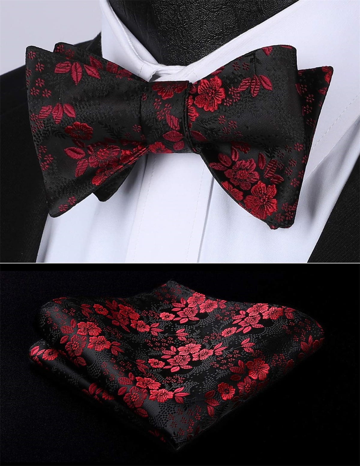 burgundy bowties