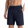 thumbnail image 1 of HISDERN Mens Nylon Shorts 7.8 In Inseam Drawstring Waist Quick Dry Athletic Shorts with Deep Pockets, 1 of 8