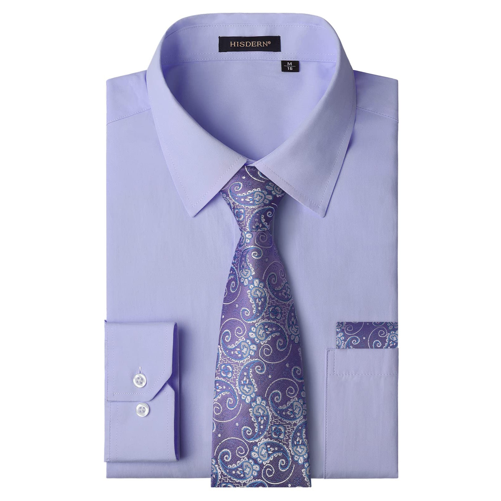 long sleeve with necktie for men
