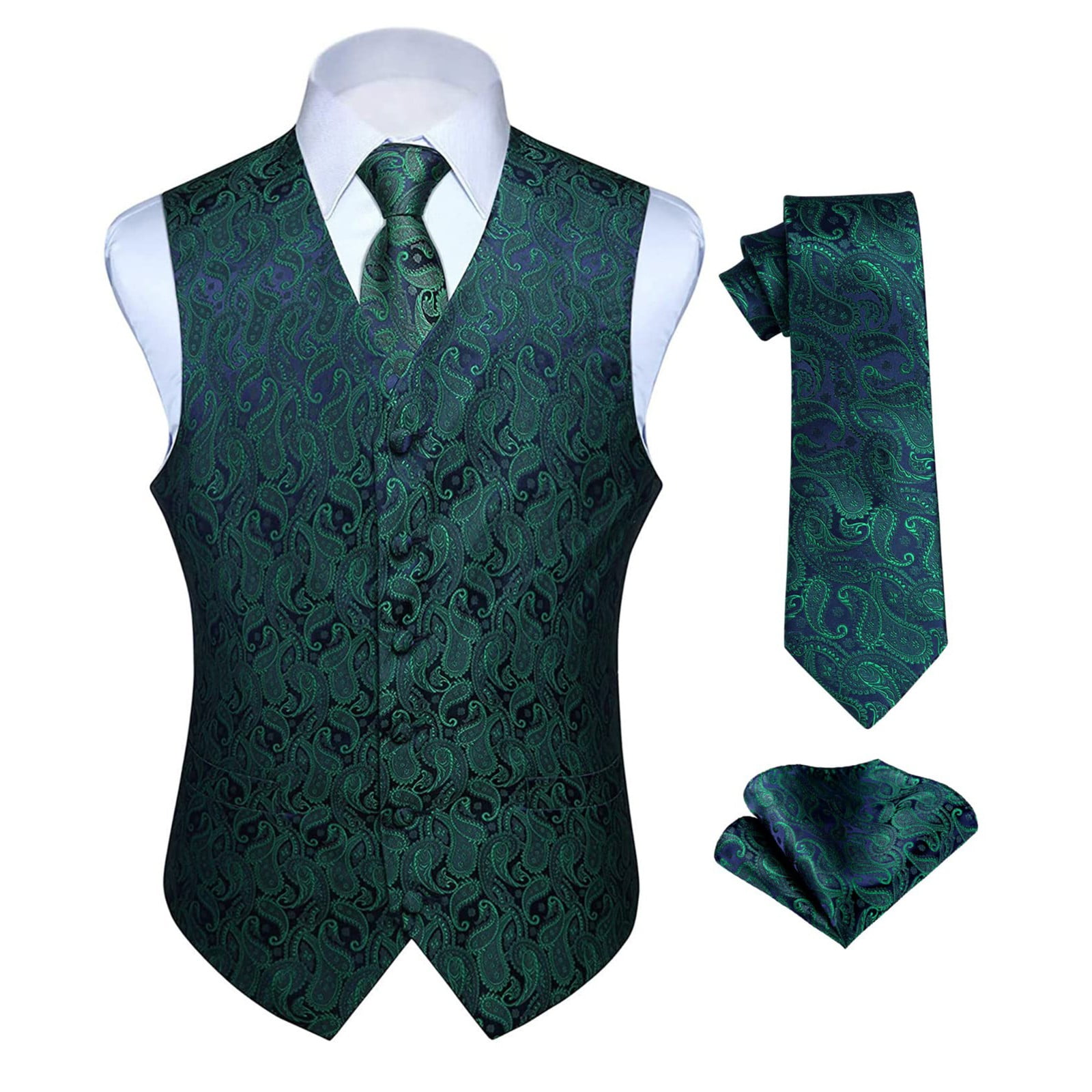 mens vest and tie combo