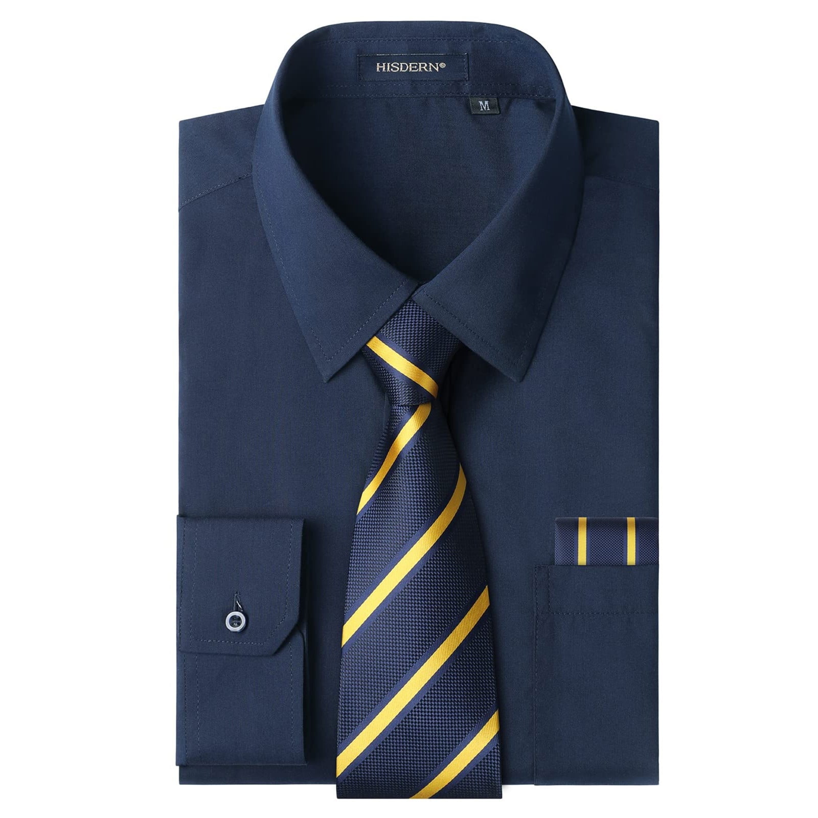 mens long sleeve dress shirt with tie