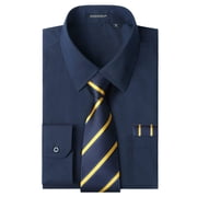 navy blue dress shirt walmart Blue Shirt Formal