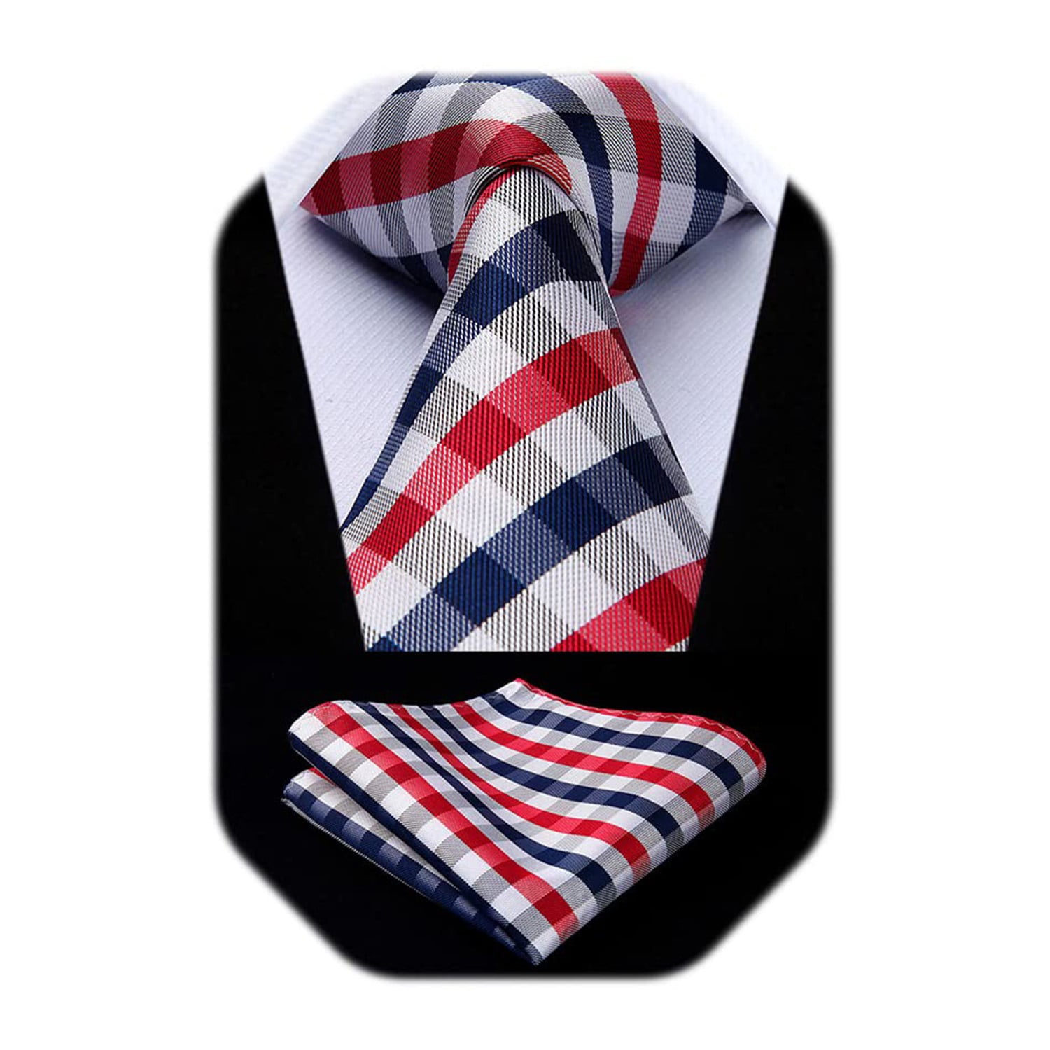 mens buffalo plaid tie