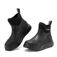 thumbnail image 1 of HISEA Chelsea Rubber Rain Boots for Women,Black,US Size 9, 1 of 8