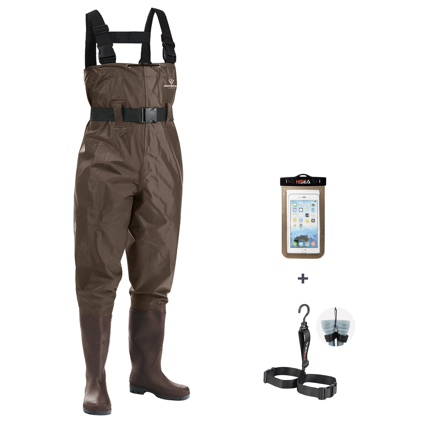 HISEA Fishing Chest Waders for Men with Boots Mens Womens Hunting