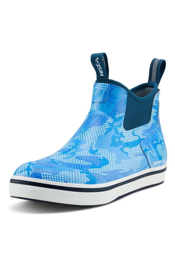 Men's Rain Boots Saltwater Fishing Booties Waterproof Ankle Deck Boots High Traction 9 Colors