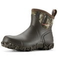 thumbnail image 1 of HISEA Men's Rubber Rain Boots Waterproof Outdoor Ankle Mud Boots Camo US Size 8, 1 of 8
