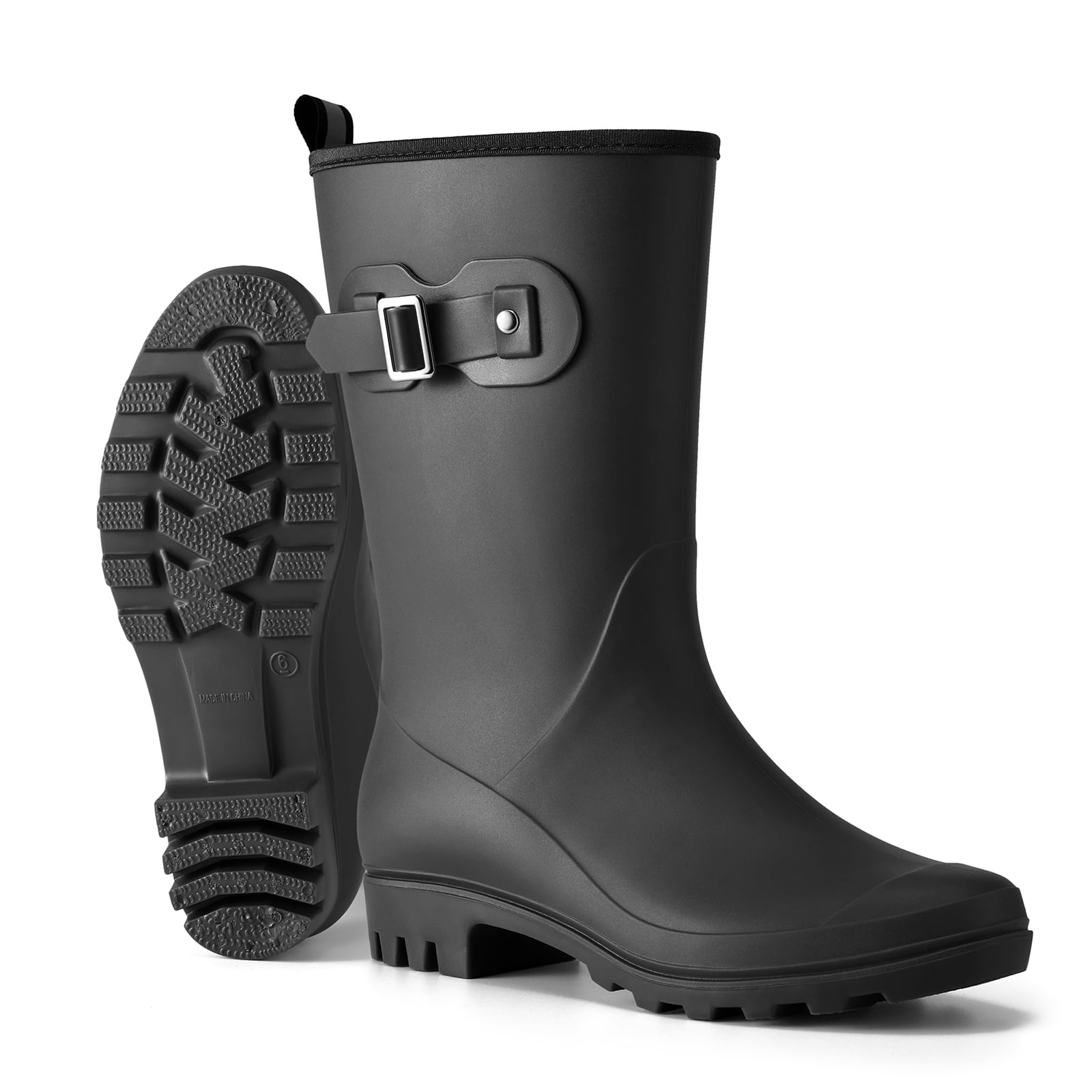 country boots for men's extra wide calf rubber boots