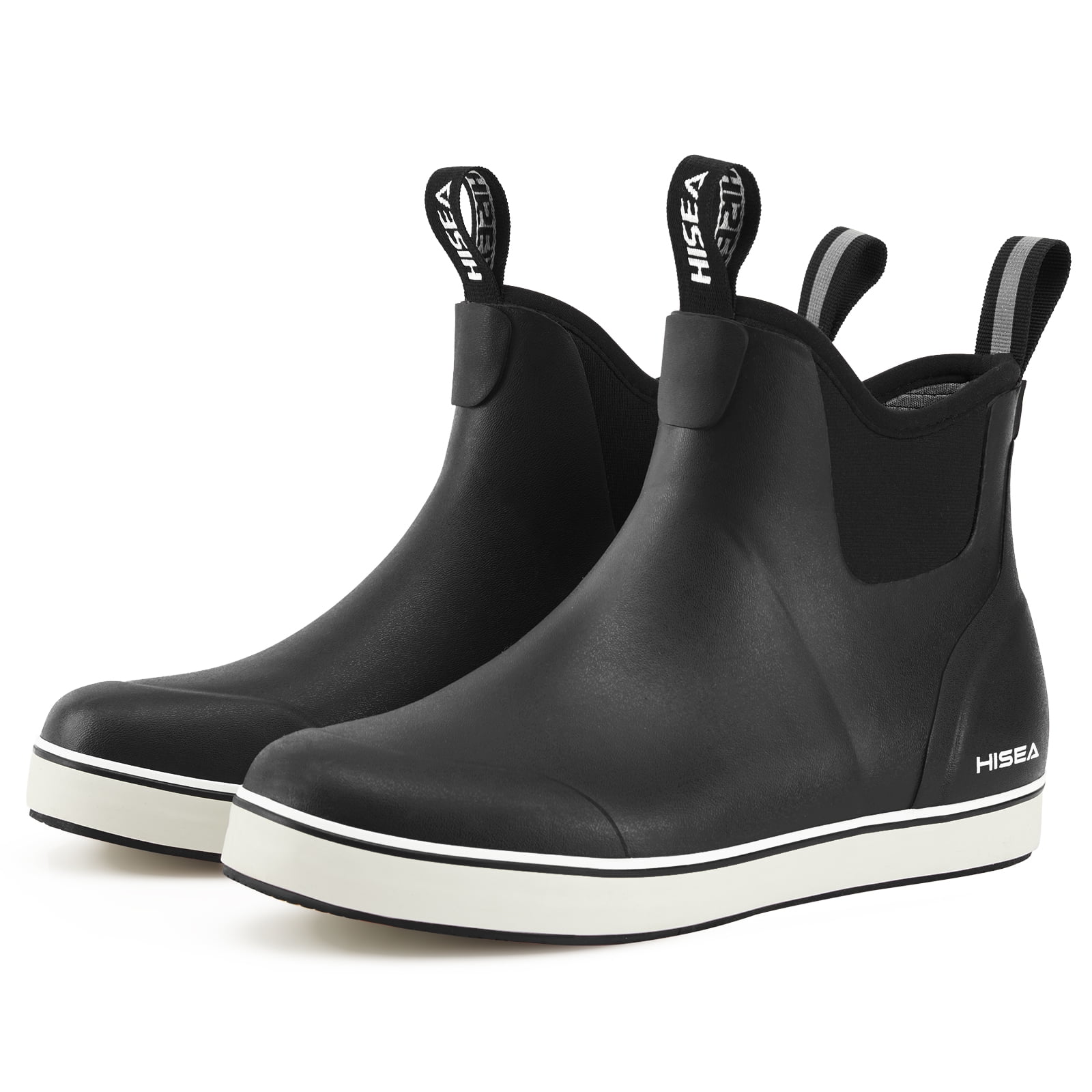 HISEA Ankle Deck Boots for Women, Waterproof Rubber Fishing Garden