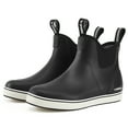 thumbnail image 1 of HISEA Ankle Deck Boots for Women, Waterproof Rubber Fishing Garden Shoes,Black,US Size 9, 1 of 6