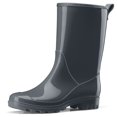 thumbnail image 1 of HISEA Women's Mid Calf Rain Boots Waterproof Garden Shoes Anti-Slipping Rainboots for Ladies with Comfort Insole Short Wellies Rubber Rain Shoes Outdoor Work Boots, 1 of 5