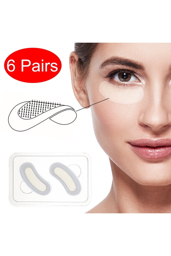 Micro Eye Patch Hyaluronic Acid Fine Lines Deep Wrinkle Puffy Eyes Targeted Patches, Hydrating Eye Mask with Peptides for Forehead and Between Eyes, 12 Patches