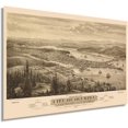 thumbnail image 1 of HISTORIX 1879 Olympia Washington Vintage Map Poster Wall Art Print, 24 x 36 Inch, 1 of 7
