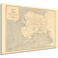 thumbnail image 1 of HISTORIX 1909 Alaska State Vintage Map Poster Wall Art Print, 24 x 36 Inch, 1 of 3