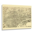 thumbnail image 1 of HISTORIX Vintage 1895 Newark New Jersey Map Print - Vintage Map of Newark NJ - Old Bird's Eye View Map of New Jersey Poster Wall Art, 1 of 7