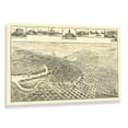 thumbnail image 1 of HISTORIX Vintage 1895 Stockton California Map Poster - 24x36 Inch Old View of Stockton City California Wall Map - Historic Map of California Poster, 1 of 7