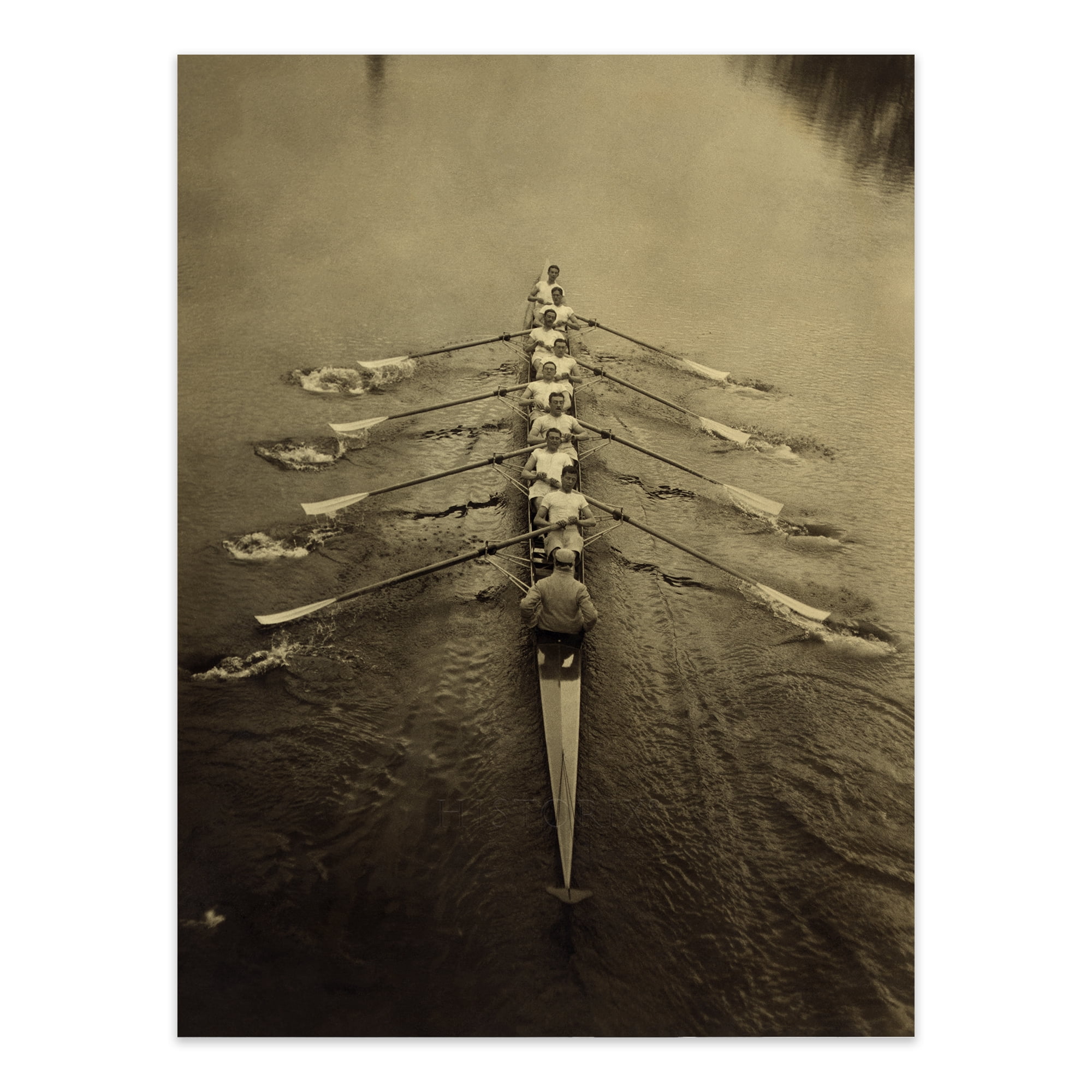 HISTORIX Vintage 1910 Cambridge University Rowing Club Photo Print ...