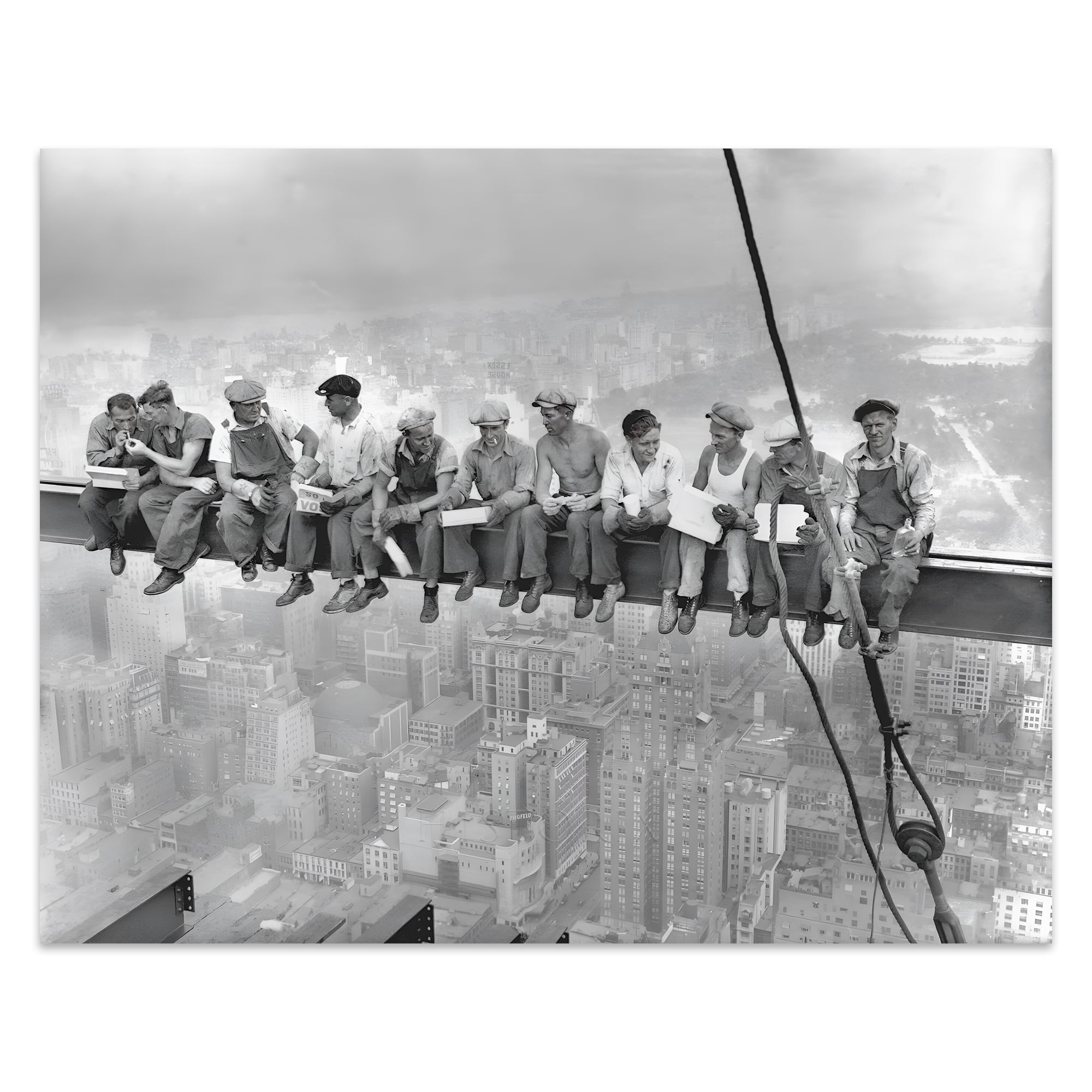 HISTORIX Vintage 1932 Lunch Atop A Skyscraper Photo Print