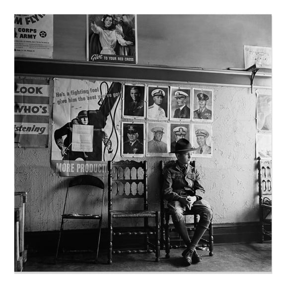 HISTORIX Vintage 1942 Boy Scouts Photo Print - Vintage Photo of a Boy Scout in Chicago Illinois - Old Photo of Boy Scouts Poster Wall Art