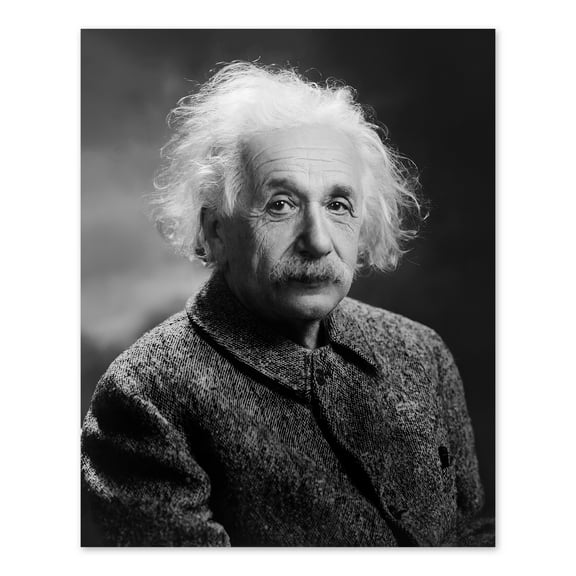 HISTORIX Vintage 1947 Albert Einstein Photo Print - Vintage Portrait Poster of Albert Einstein - Old Photo of Albert Einstein Wall Art