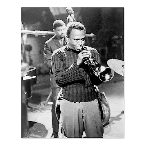 HISTORIX Vintage 1960 Miles Davis Poster Photo - 11x14 Inch Jazz