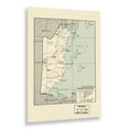 thumbnail image 1 of HISTORIX Vintage 1965 British Honduras Map Print - Vintage Road Map of Belize Poster - Old Railroad Map of British Honduras Wall Art Print, 1 of 7