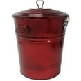 thumbnail image 1 of HIT 5802E GA Enameled Galvanized Steel Storage Container, Glazed Apple, 1 of 1