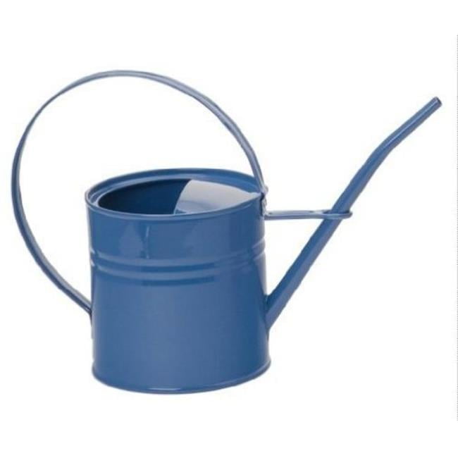 HIT 8590E B 1.5 qt. Enameled Galvanized Steel Watering Can, Blue