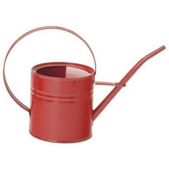 HIT 8590E XR 1.5 qt. Enameled Galvanized Steel Watering Can, Red
