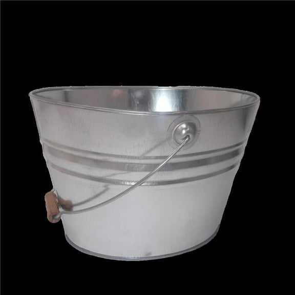 HIT  Enameled Galvanized Steel Fun Pail-Bucket-Planter