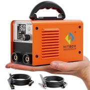 HITBOX 160A TIG/Stick Welder, 110V Mini Portable IGBT Inverter with LCD Display