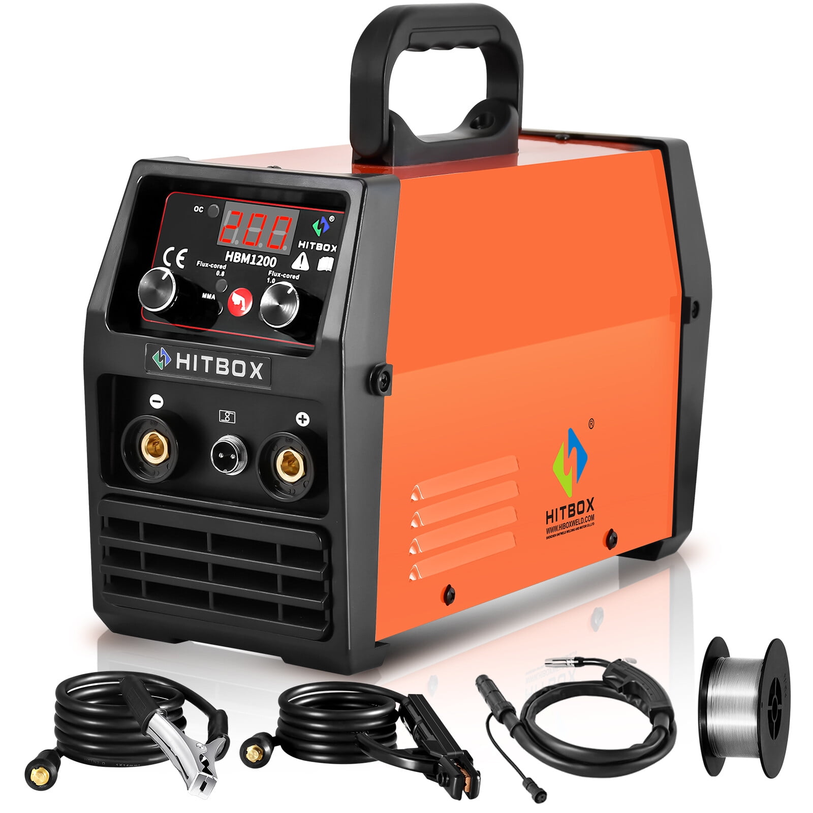 HITBOX 3 in 1 MIG Welder Flux-Core Wire 110V/220V MMA/ TIG/ MIG ...