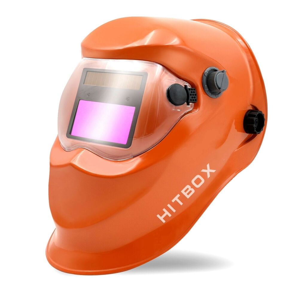 HITBOX True Color Pro Solar Auto Darkening Welding Helmet Tig Certified Mask Grinding