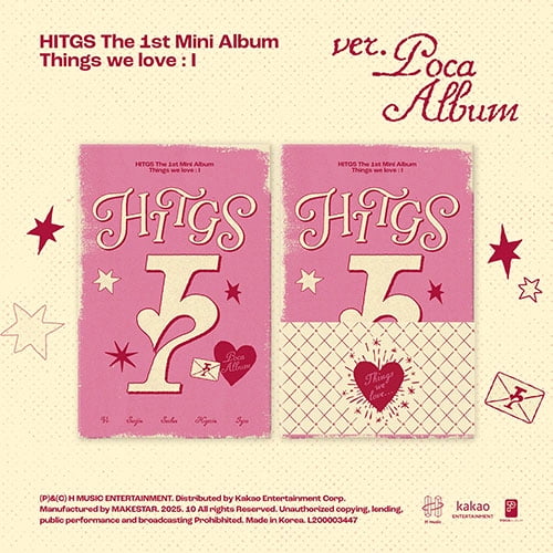 HITGS - [THINGS WE LOVE : I] THE 1ST MINI Album POCAALBUM Version