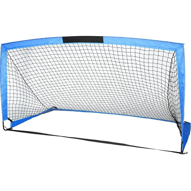 HITIK Soccer Goal 6x4 Portable Soccer Net with Carry Bag for Games and Training for Kids and Teens,Blue