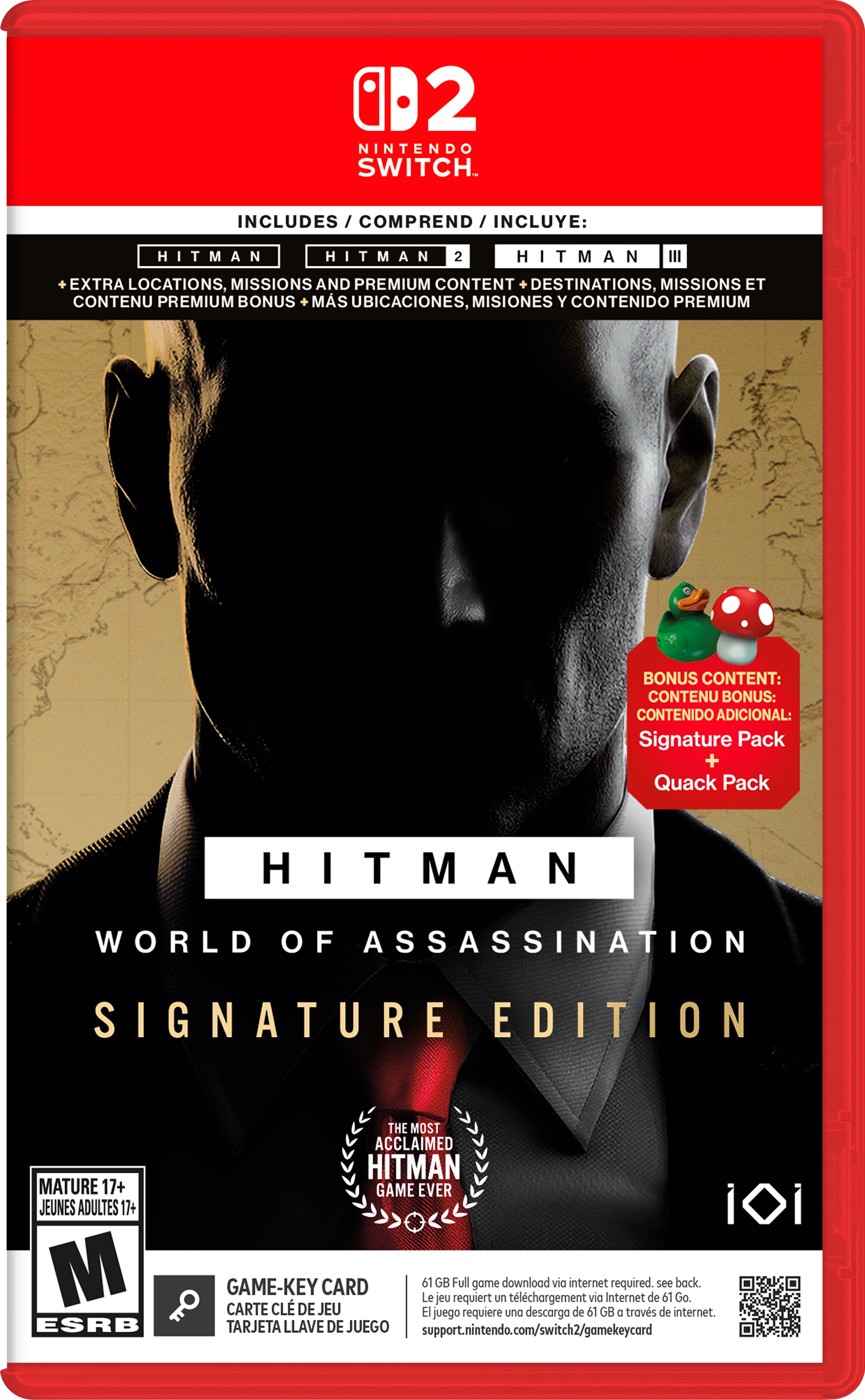 HIT MAN 1・2巻セット HITMAN World of Assassination Signature Edition - Nintendo Switch