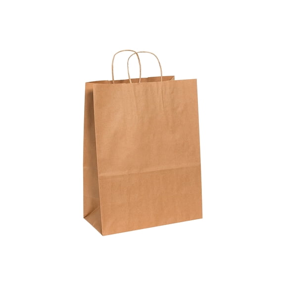 HITOUCH BUSINESS SERVICES 13X7X17 KRAFT SHOPPING BAGS BGS106K