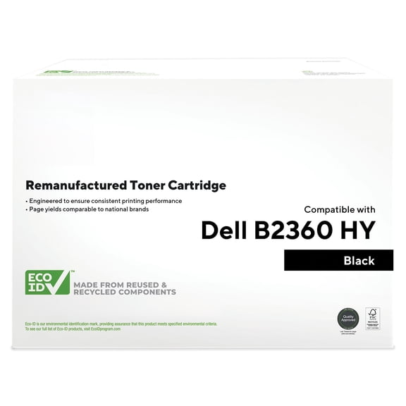 HITOUCH BUSINESS SERVICES Black High Yield Toner Cartridge Replacement for Dell