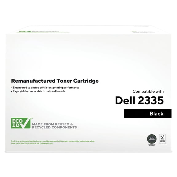 HITOUCH BUSINESS SERVICES Black High Yield Toner Cartridge Replacement for Dell