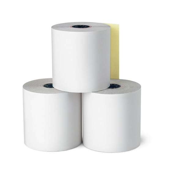 HITOUCH BUSINESS SERVICES Carbonless Paper Rolls 2 3/4" x 85' 10/Pack 18221-CC