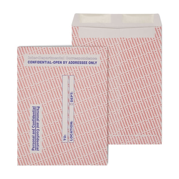 HITOUCH BUSINESS SERVICES Gummed Inter-Departmental Envelopes 10" x 13" Multi Colors 100/Box