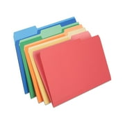 HITOUCH BUSINESS SERVICES Heavyweight File Folders 1/3 Cut Legal Size Assorted Colors 50/Box
