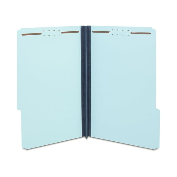 Staples Pressboard Classification Folders Legal Size Blue 25/Box (61552S) TR384870/384870