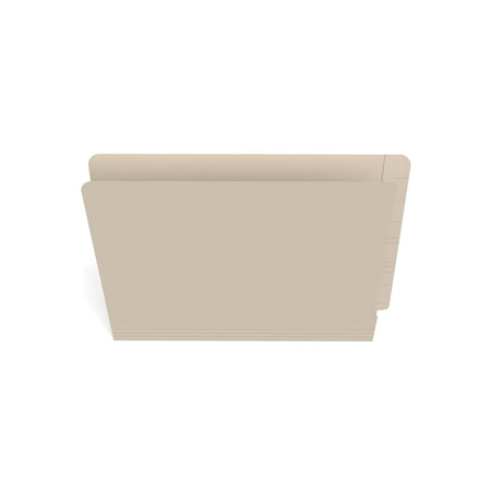 HITOUCH BUSINESS SERVICES Reinforced Pressboard End Tab Classification Folder Ltr Manila 100/BX
