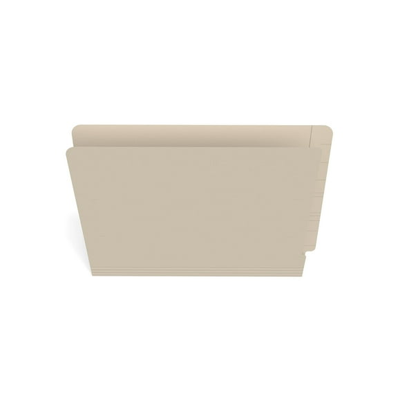 HITOUCH BUSINESS SERVICES Reinforced Pressboard End Tab Classification Folder Ltr Manila 100/BX