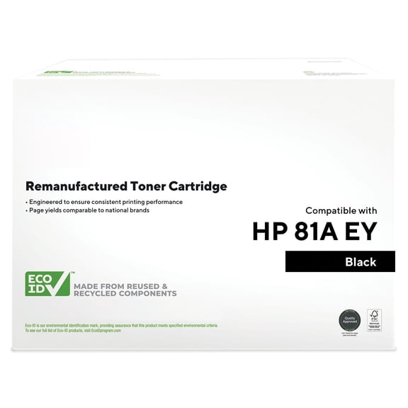 HITOUCH BUSINESS SERVICES Reman Black Extra High Yield Toner Cartridge Replacement for HP 81A